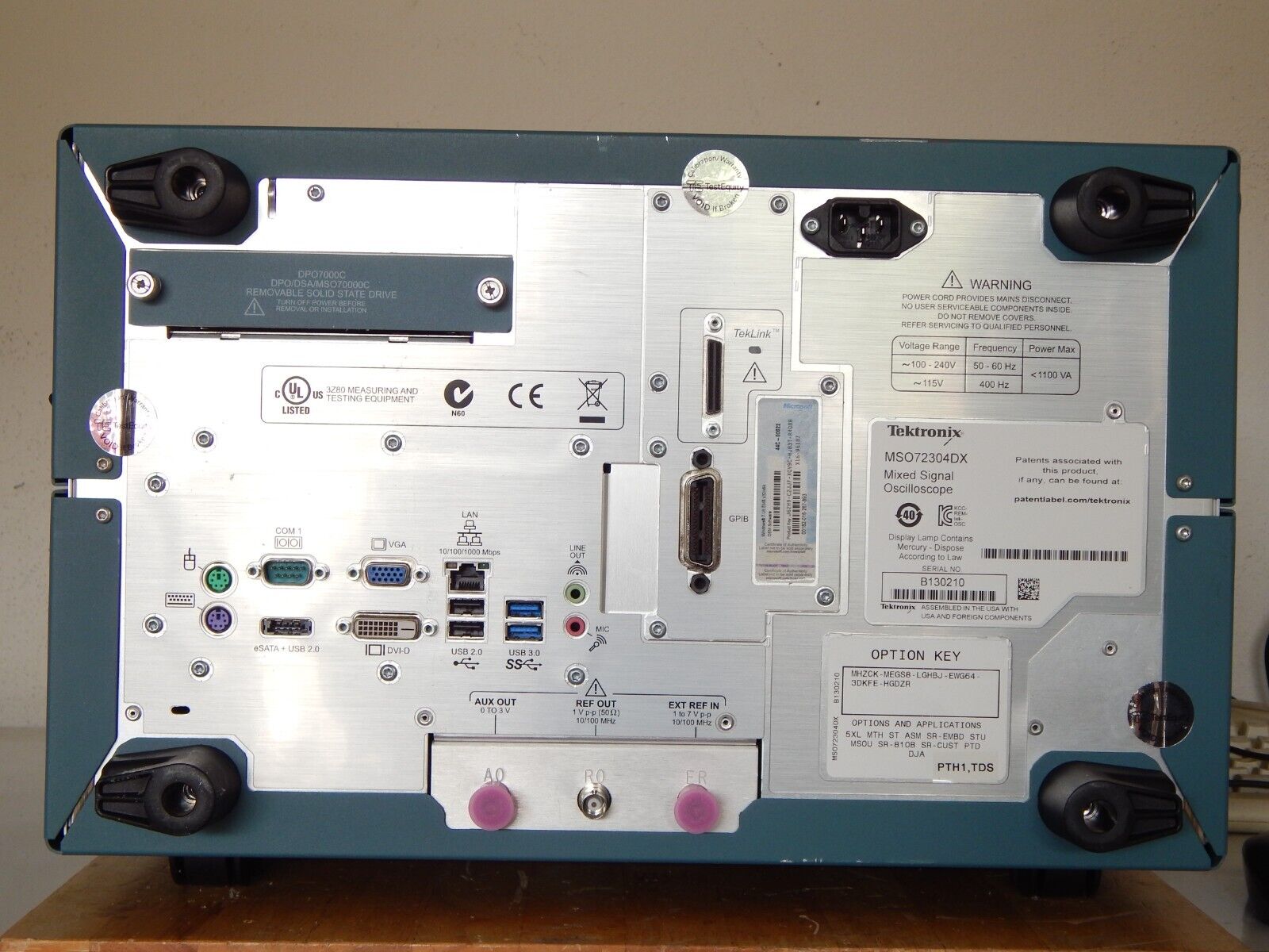 MSO72304DX 23GHz, 100Gs/s, 4+16 Channel, mixed signal oscilloscope MSO72304DX 23GHz, 100Gs/s, 4+16 Channel, mixed signal oscilloscope